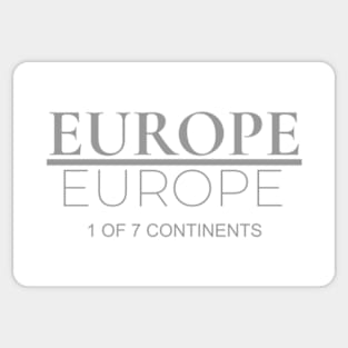 EUROPE 1 OF 7 CONTINENTS Sticker